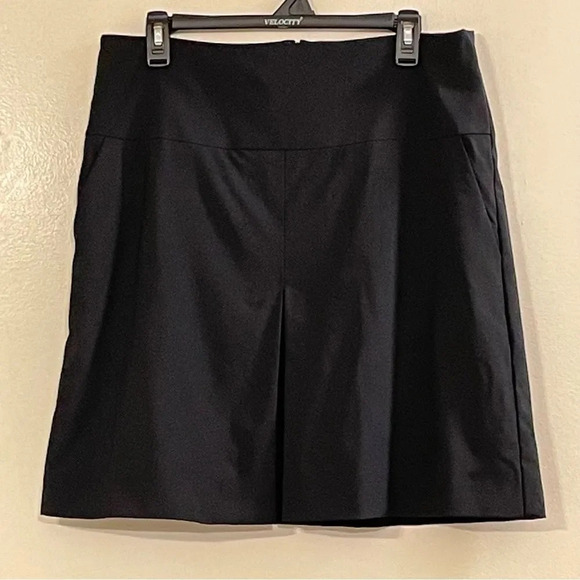 COACH Inverted Pleat Skirt in Black - Picture 2 of 5